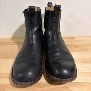 Frye Men's Black Leather Chelsea Boots 9.5 D